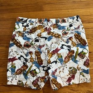 Vintage Novelty Golf Clubs Golf Shorts Men 36